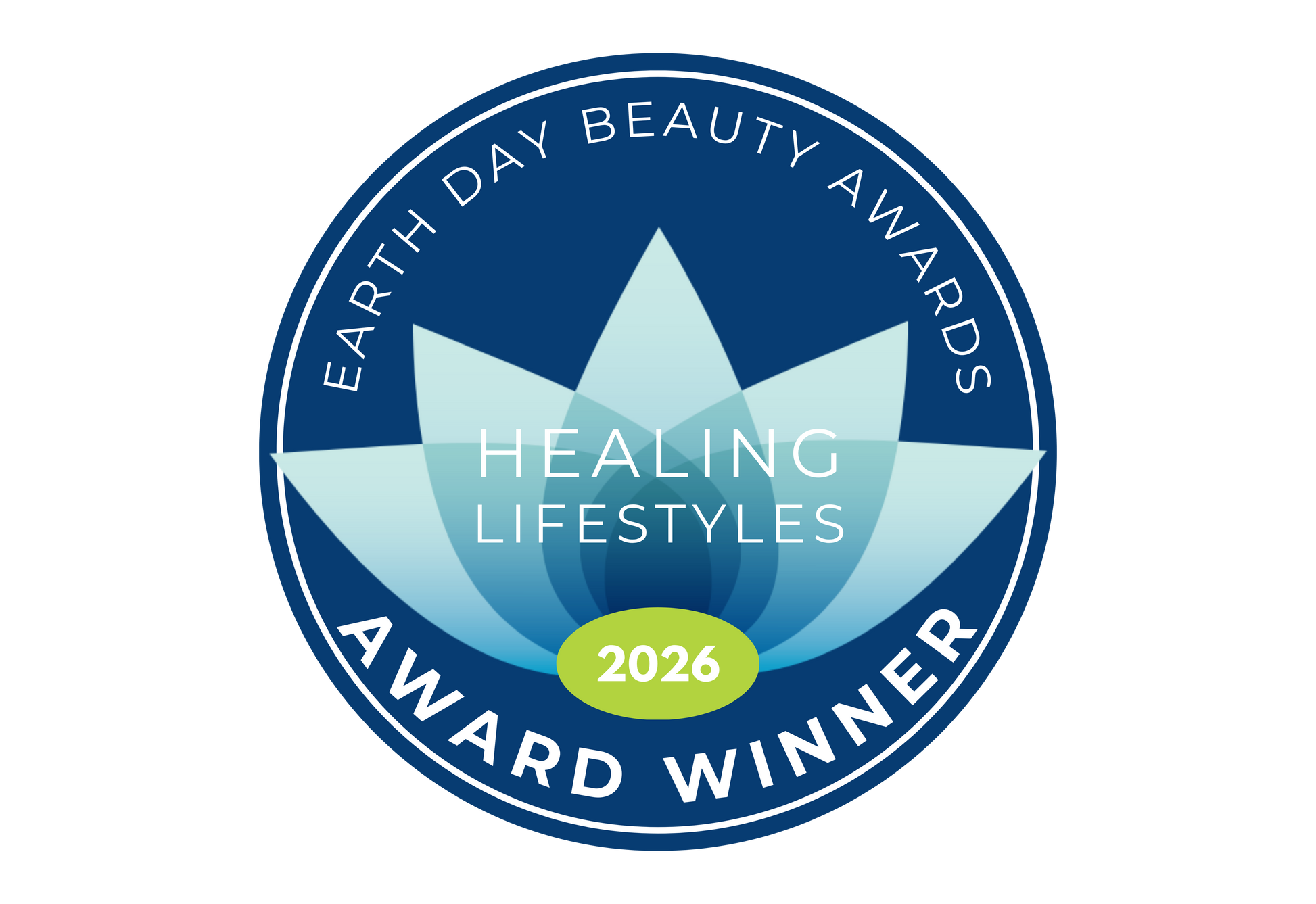 Earth Day Beauty Awards logo for Healing Lifestyles 2026 Award Winner