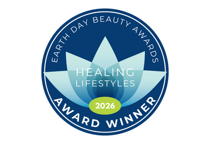 Earth Day Beauty Awards logo for Healing Lifestyles 2026 Award Winner